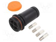 Connector: circular; plug; female; PIN: 4; Buccaneer 9000; IP68 BULGIN