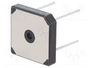 Bridge rectifier: single-phase; Urmax: 600V; If: 20A; Ifsm: 500A SHINDENGEN