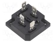 Bridge rectifier: single-phase; Urmax: 800V; If: 50A; Ifsm: 500A SHINDENGEN