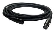 CABLE ASSY, 3P XLR JACK-XLR PLUG, 3FT