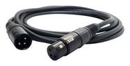 CABLE ASSY, 3P XLR JACK-XLR PLUG, 10FT