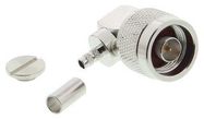 RF/COAXIAL N PLUG R/A 50 OHM CRIMP/SOLDER