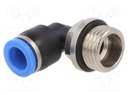 Push-in fitting; angled 90°; -0.95÷15bar; Thread: M16x1,5; 0÷60°C PNEUMAT