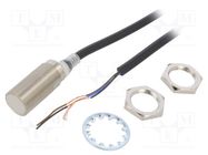 Sensor: inductive; OUT: PNP / NC; 0÷8mm; 10÷30VDC; M18; IP67; 200mA OMRON