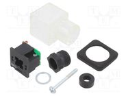 Accessories: plug for coil; IP65; natural (transparent); 24V DANFOSS