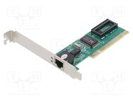 PC extension card: PCI; PCIe,RJ45 socket; chipset RTL8139C GEMBIRD