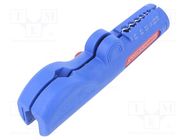 Stripping tool; 0.5÷6mm2; Wire: round; 125mm WEICON