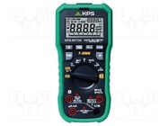 Digital multimeter; USB; LCD; (6600); True RMS; Diode test: 3.2V KPS