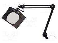 Tool: desktop magnifier with backlight; ESD; 110÷240VAC; 14W INSPEKTEC