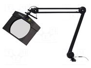 Tool: desk magnifier; ESD,with backlight; 110÷240VAC; Mag: x1.75 INSPEKTEC