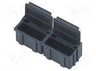 Bin; ESD; 37x12x15mm; Application: for storing SMD elements BERNSTEIN