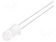 LED; red; 5mm; 4180÷8200mcd; 30°; Front: convex; 2.1÷2.6VDC; 130mW CREE LED