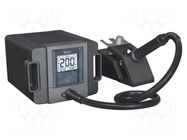 Station: hot air; digital,touchpad; 1000W; 100÷500°C; 1÷100l/min QUICK