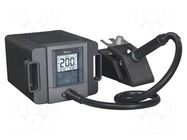 Station: hot air; digital,touchpad; 1300W; 100÷500°C; 6÷70l/min QUICK