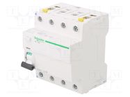 RCD breaker; Inom: 25A; Ires: 300mA; Poles: 4; 400VAC; IP20; 1÷25mm2 SCHNEIDER ELECTRIC