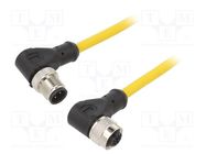 Connection lead; M12; PIN: 4; 10m; plug; 250VAC; 4A; PVC; IP68; 250VDC MUELLER ELECTRIC