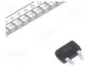 Transistor: N-MOSFET; unipolar; 30V; 1.1A; Idm: 6A; 0.3W; SOT323; ESD CDIL