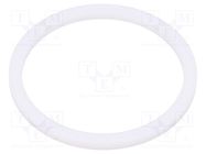 Gasket; PTFE; Thk: 3mm; Øint: 47mm; Øout: 55mm; PG36; white LAPP