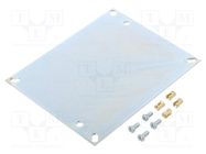 Mounting plate; steel 