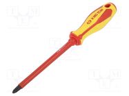 Screwdriver; insulated; Phillips; PH3; 150mm KING TONY