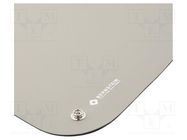 Bench mat; ESD; L: 900mm; W: 610mm; Thk: 2mm; grey (bright); 60°C BERNSTEIN