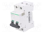 Circuit breaker; 500VDC; Inom: 4A; Poles: 2; for DIN rail mounting SCHNEIDER ELECTRIC