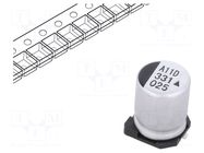 Capacitor: electrolytic; SMD; 330uF; 25VDC; Ø8x10.5mm; 5000h; AEA KYOCERA AVX