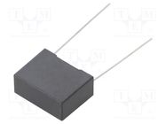 Capacitor: polypropylene; 0.15uF; 7.5x13.5x18mm; THT; ±10%; 25mm KEMET