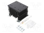 Heatsink: extruded; L: 103mm; W: 112mm; H: 80mm; 0.76K/W; aluminium CARLO GAVAZZI