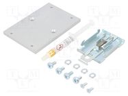 Heatsink: extruded; L: 82mm; W: 105mm; H: 20mm; 5.4K/W; aluminium CARLO GAVAZZI