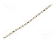 LED tape; white cold; LED/m: 120; 4mm; IP20; 120°; 9.6W/m; CRImin: 82 FOSE