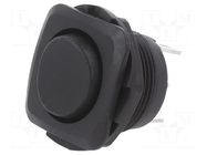 ROCKER; SP3T; Pos: 3; ON-OFF-ON; 10A/28VDC; black; none; RB; UL94V-2 SWITCH COMPONENTS