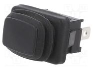 ROCKER; SPDT; Pos: 2; ON-ON; 10A/24VDC; black; IP65; none; RF; UL94V-2 