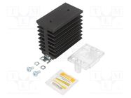 Heatsink: extruded; L: 103mm; W: 45mm; H: 80mm; 1.85K/W; aluminium CARLO GAVAZZI