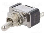 Switch: toggle; Pos: 2; SPST; ON-OFF; 20A/125VAC; TA/TA2; 0÷65°C SWITCH COMPONENTS