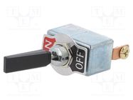 Switch: toggle; Pos: 2; SPST; ON-OFF; 50A/12VDC; Leads: screw; TD/TD1 SWITCH COMPONENTS