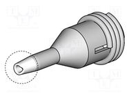 Tip: for desoldering irons; 0.8x1.3mm JBC TOOLS