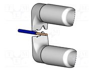 Tip; for thermal stripping of wires; 2pcs; 28AWG; 0.32mm JBC TOOLS