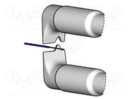 Tip; for thermal stripping of wires; 2pcs; 32AWG; 0.2mm JBC TOOLS