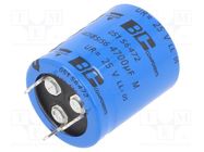 Capacitor: electrolytic; SNAP-IN; 4.7mF; 25VDC; Ø25x30mm; ±20% VISHAY