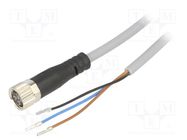 Connection lead; M8; PIN: 3; straight; 10m; plug; 60VAC; 3A; NEBU FESTO