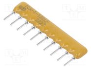 Resistor network: X; THT; 1.2kΩ; ±2%; 0.2W; No.of resistors: 9; 100V BOURNS