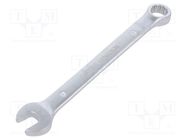 Wrench; combination spanner; 8mm; Chrom-vanadium steel; satin 