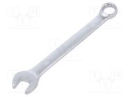 Wrench; combination spanner; 10mm; Chrom-vanadium steel; satin 