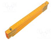 Folding ruler; L: 2m PG TOOLS