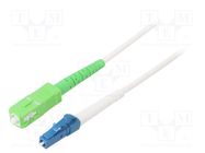 Fiber patch cord; OS2; LC/UPC,SC/APC; 15m; Optical fiber: 9/125um Goobay