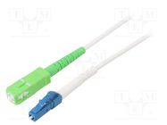 Fiber patch cord; OS2; LC/UPC,SC/APC; 20m; Optical fiber: 9/125um Goobay