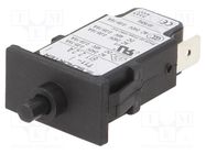 Circuit breaker; Urated: 240VAC; 48VDC; 2.2A; SPST; Poles: 1; MCB SCHURTER