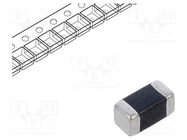 Ferrite: bead; Imp.@ 100MHz: 120Ω; SMD; 0.01A; 1206; R: 0.009Ω MURATA