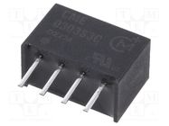 Converter: DC/DC; 0.75W; Uin: 2.97÷3.63V; Uout: 3.3VDC; Iout: 227mA 